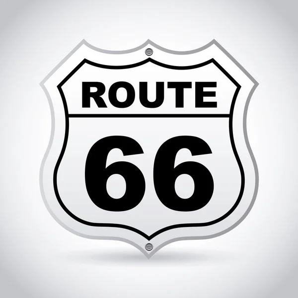 Route 66 — Stockový vektor