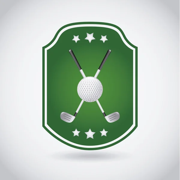 Golf Label — Stockvektor