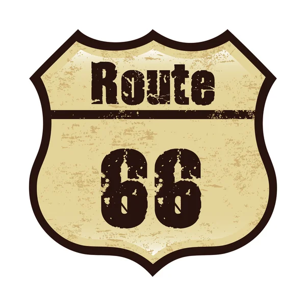 Route 66 — Stockový vektor