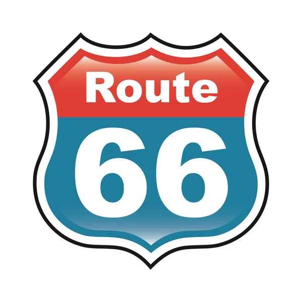 Route 66 — Stock vektor