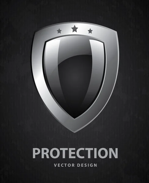 Shield skydd — Stock vektor