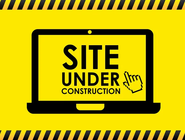 Site under construction — Stock Vector