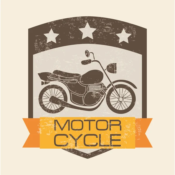 Motorrad-Ikone — Stockvektor