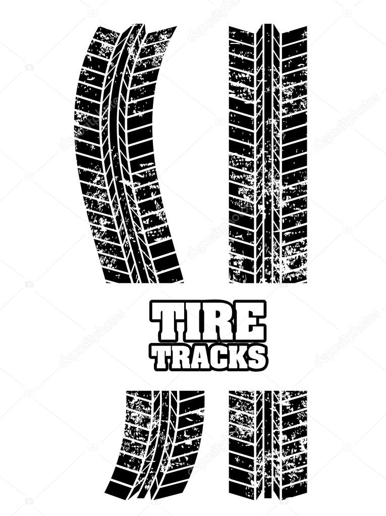 tire tracks