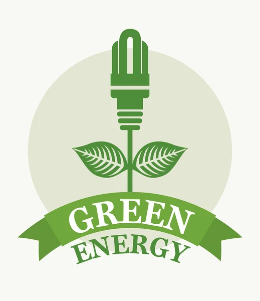 Green energy — Stock Vector