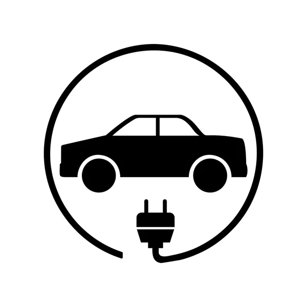 Auto elettrica — Vettoriale Stock