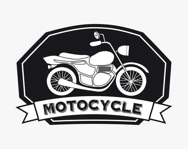 Motocykl ikona — Stockový vektor