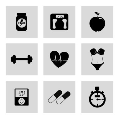 spor salonu simgeler