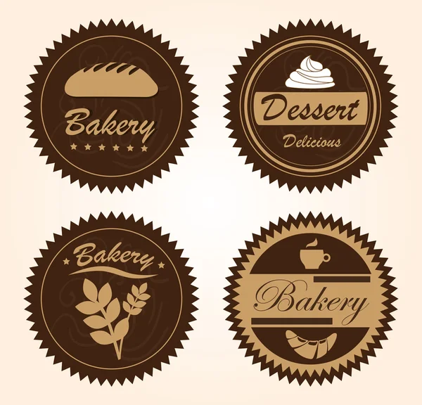 Bakery labels — Stock Vector