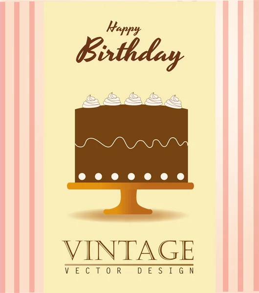 Happy birthday — Stock Vector