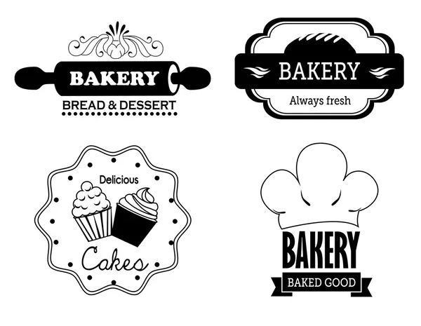 Bakery labels — Stock Vector