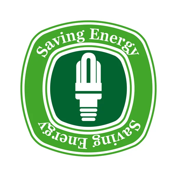 Saving energy — Stock Vector