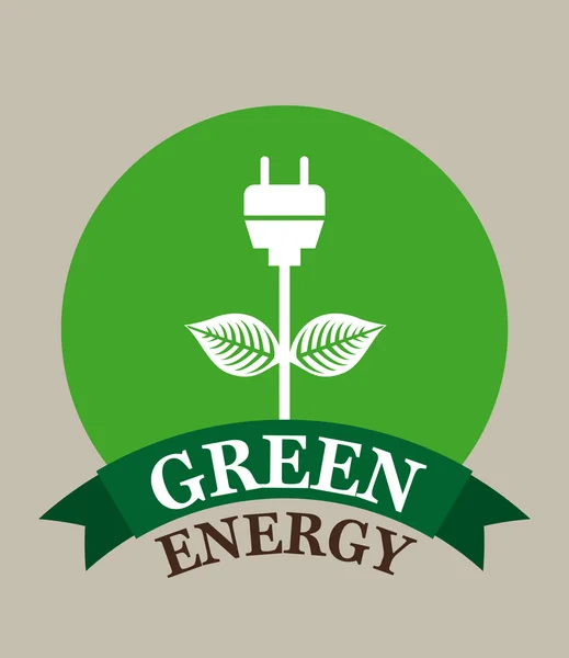 Green energy — Stock Vector