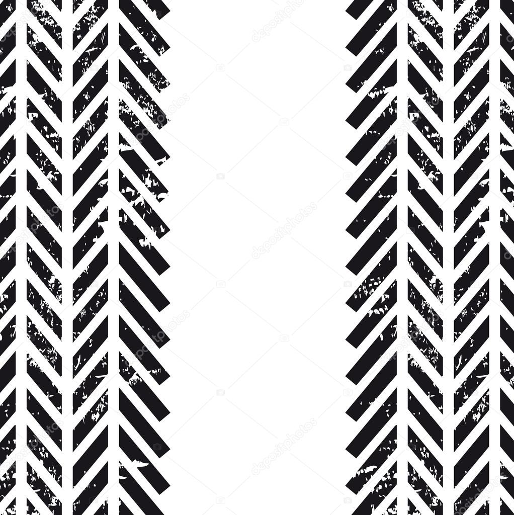 Tire tracks — Stock Vector © yupiramos #28667199