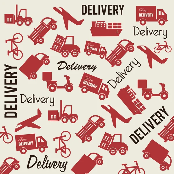 Delivery background — Stock Vector