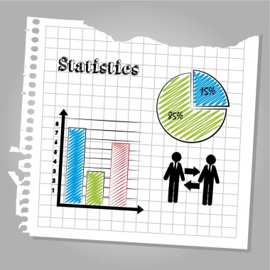 statistics design clipart