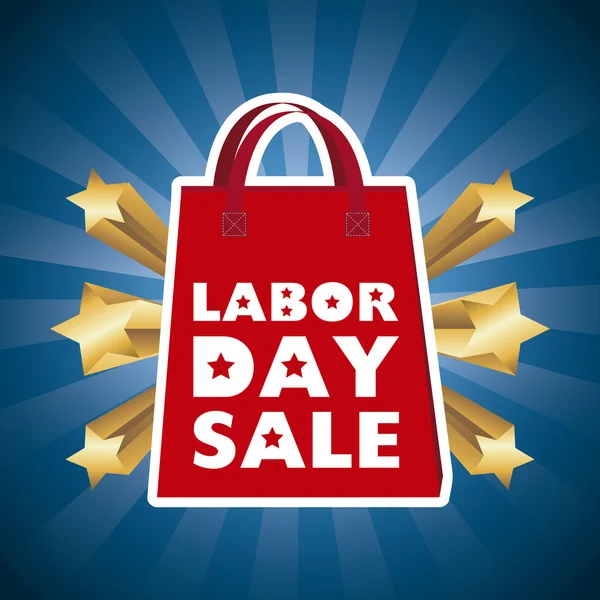 Labor day sale — Stock Vector
