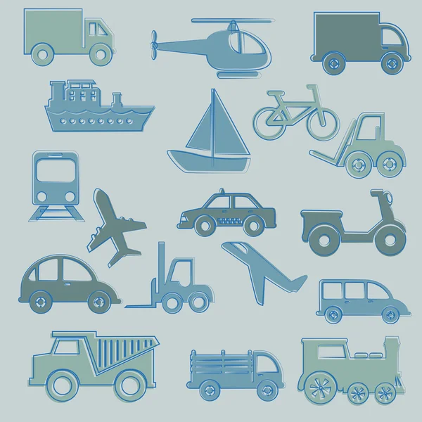 Travel icons — Stock Vector