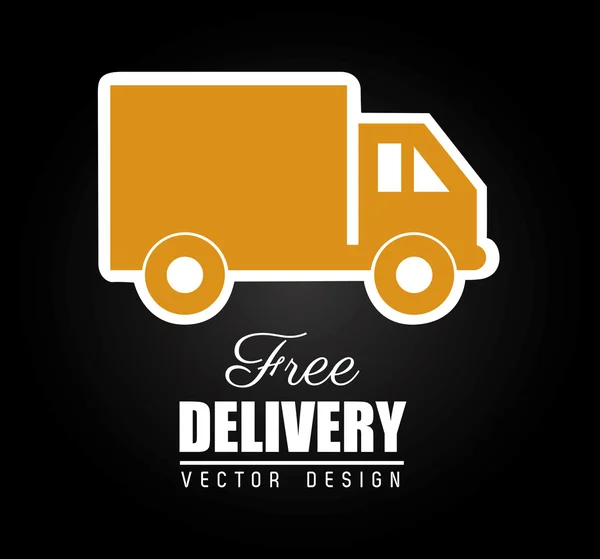 Free delivery — Stock Vector