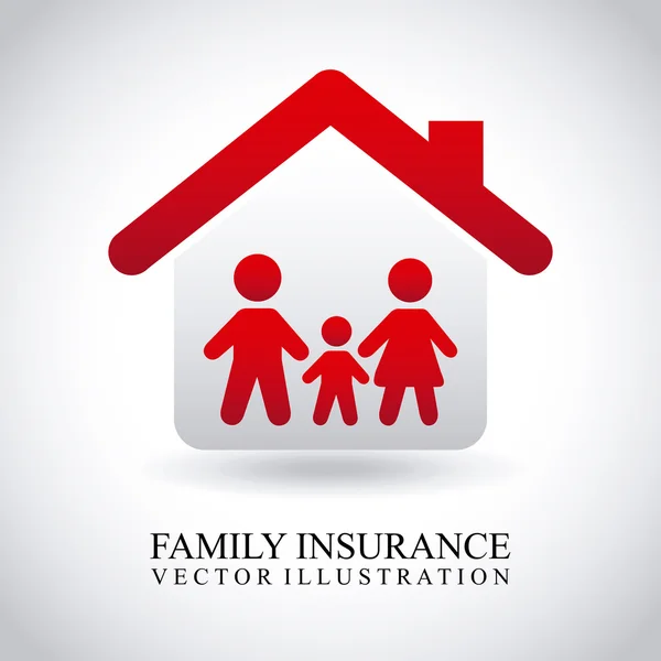 家族保険 — ストックベクタ