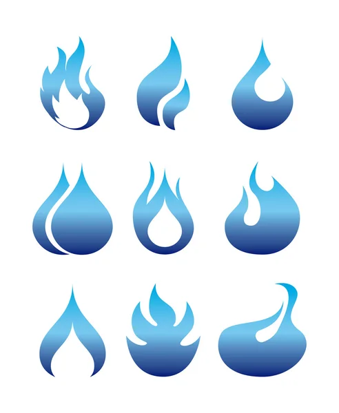 Flames icon — Stock Vector