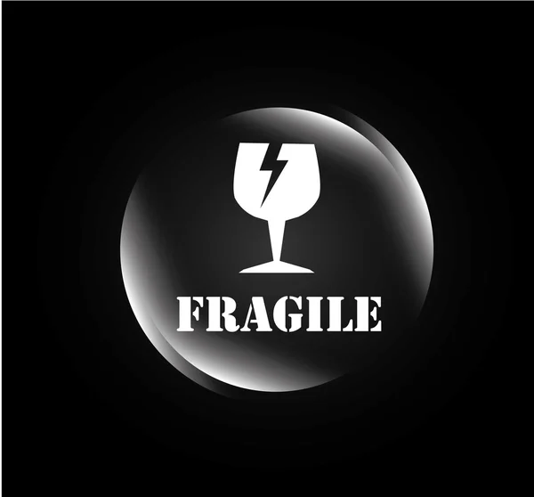 Bulle fragile — Image vectorielle