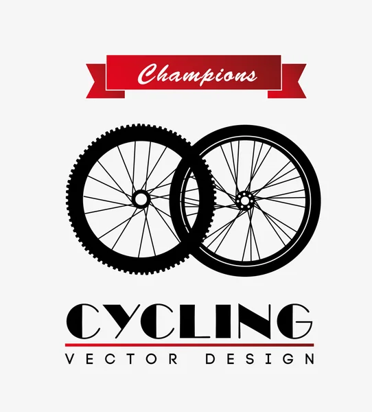Cycling — Stock Vector
