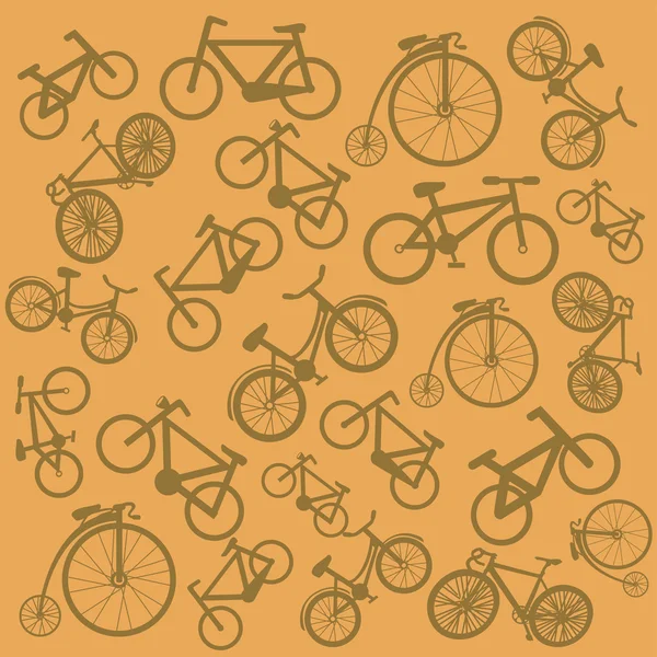 Iconos de bicicleta — Vector de stock