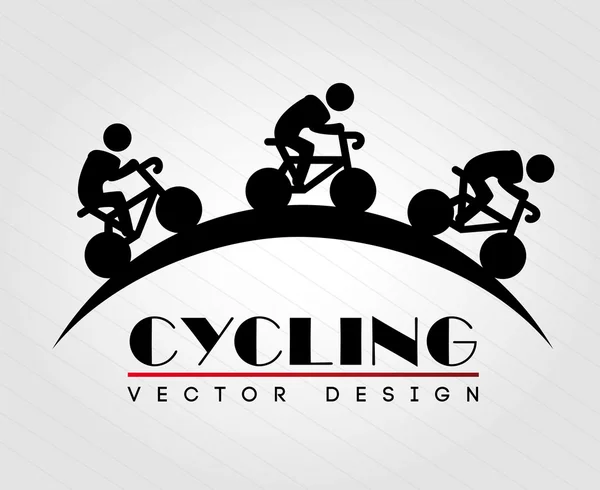 Diseño de ciclismo — Archivo Imágenes Vectoriales