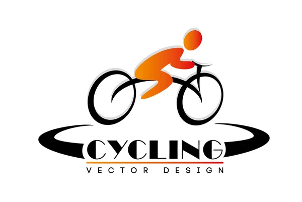 Design cycliste — Image vectorielle