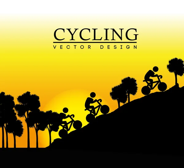 Cycling design — Stock Vector