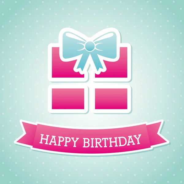 Birthday gift — Stock Vector