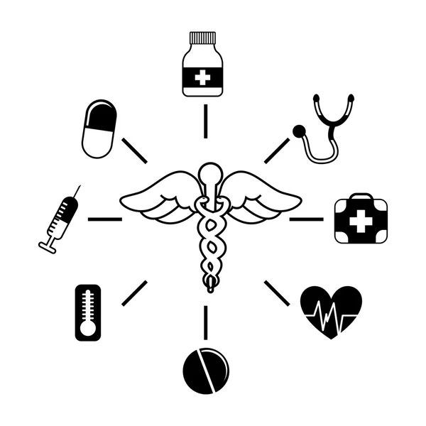 Icônes médicales — Image vectorielle