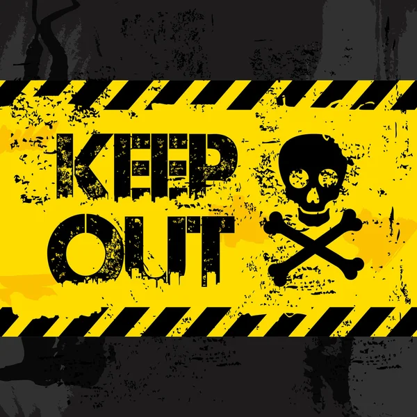 Keep out — Stock Vector