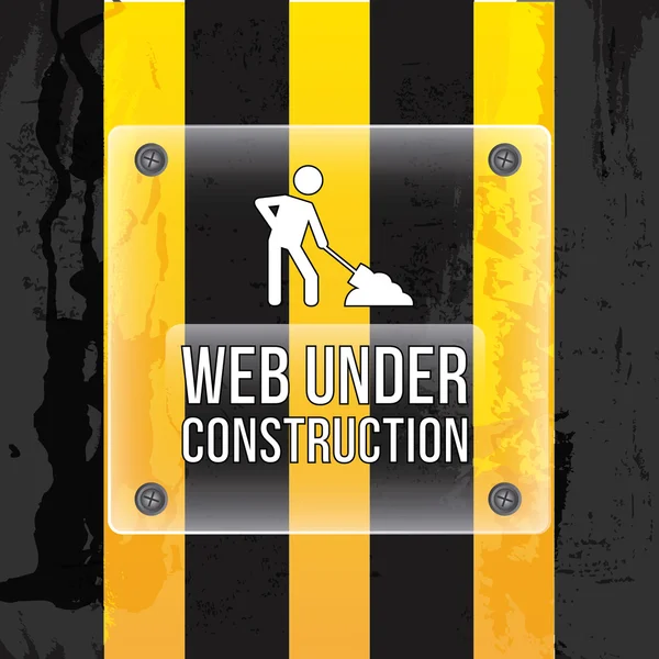 Web under construction — Stock Vector