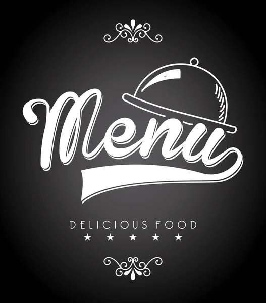 Menu design — Stock Vector