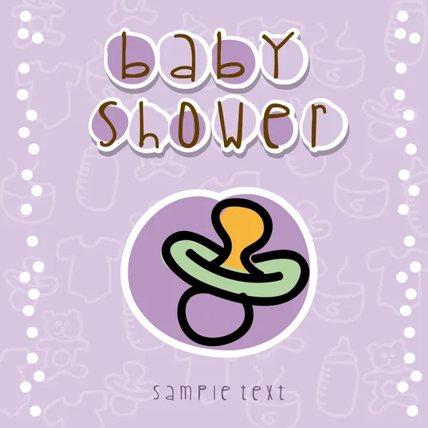 Baby shower — Stock Vector