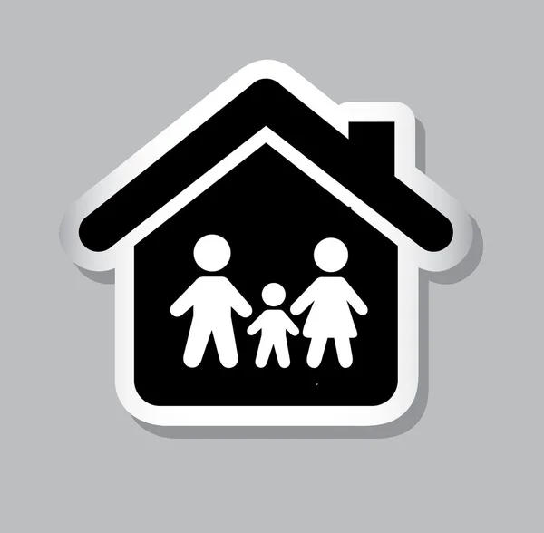 家庭保险 — 图库矢量图片