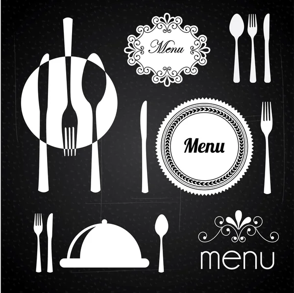 Conception de menu — Image vectorielle