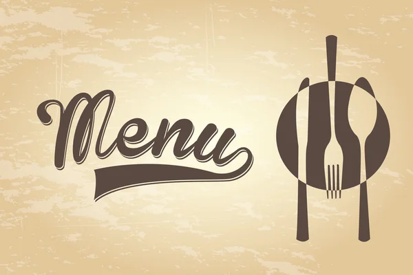 Vintage menu — Vetor de Stock