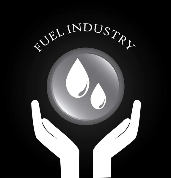 Indústria de combustível — Vetor de Stock