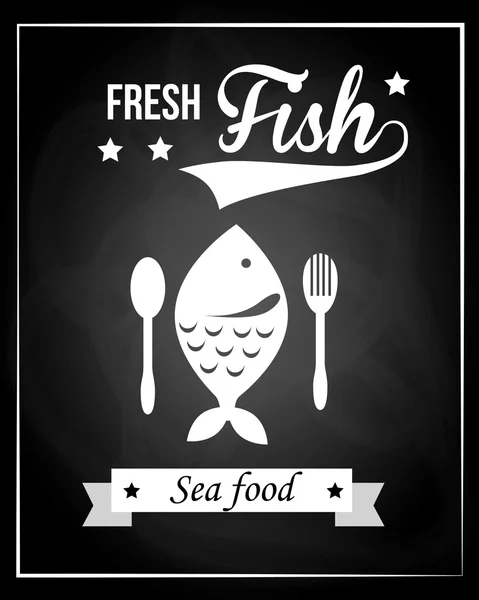 Čerstvé ryby — Stockový vektor