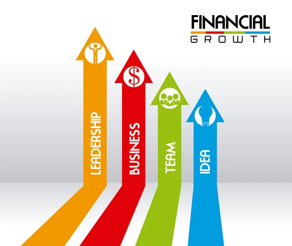 Crecimiento financiero — Archivo Imágenes Vectoriales