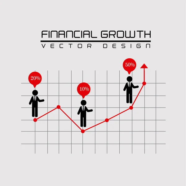 Crescimento financeiro —  Vetores de Stock