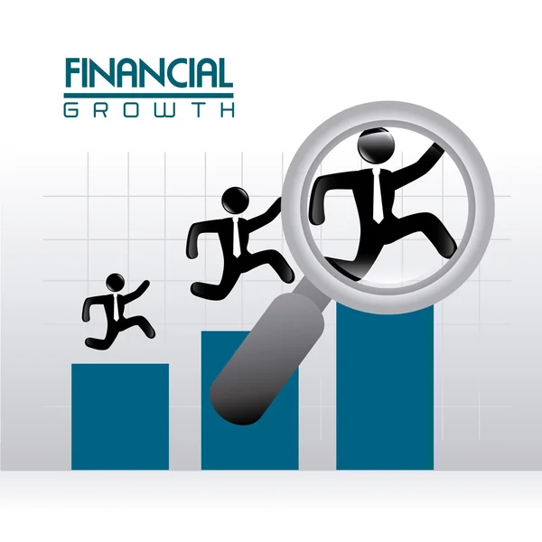 Financial growth — Stock Vector