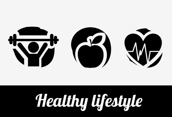 Healthy lifestyle — Stock Vector