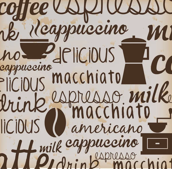 咖啡海报 — 图库矢量图片