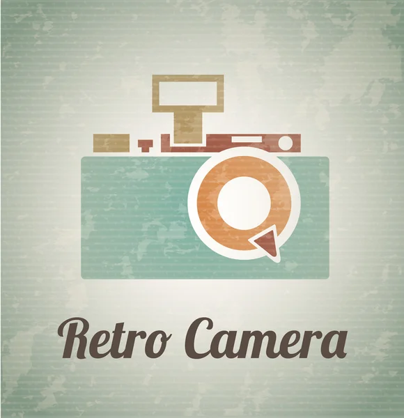 Design de câmera retro — Vetor de Stock