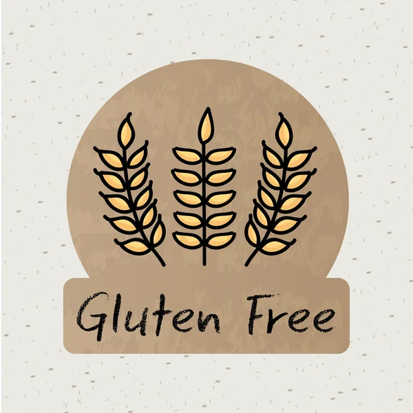 Libre de gluten — Archivo Imágenes Vectoriales