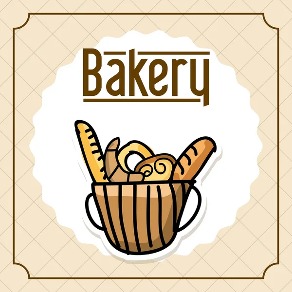 Bäckereidesign — Stockvektor